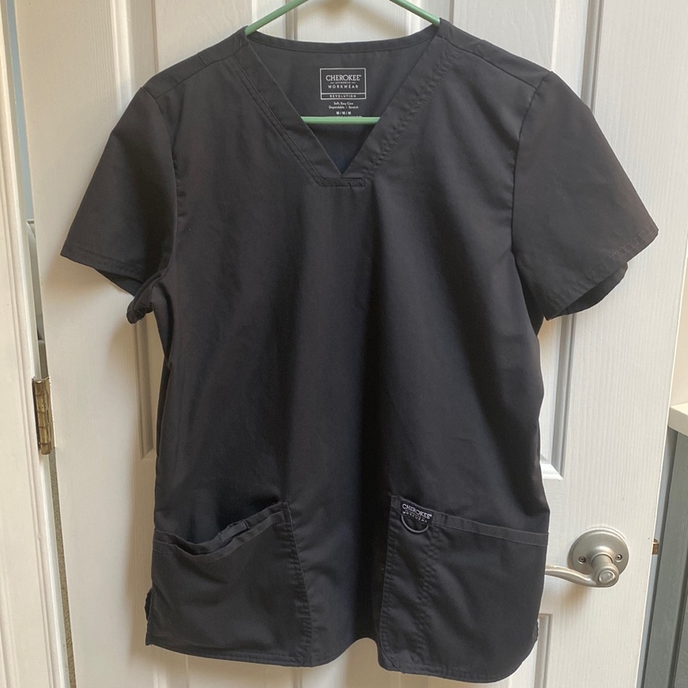 Scrub top.